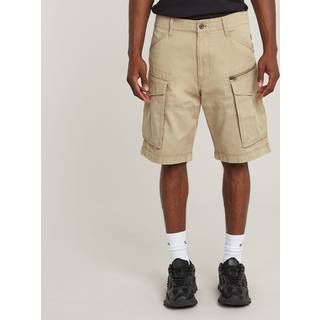 Rovic Zip Relaxed Shorts - Beige - Men
