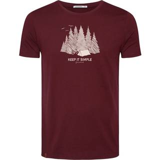 GreenBomb Nature Keep Guide T-Shirt T-shirt Herrer størrelse XXL farve rød