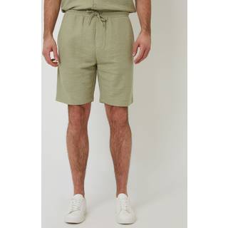 Threadbare Threadbare Green Textured Elasticated Waist Shorts