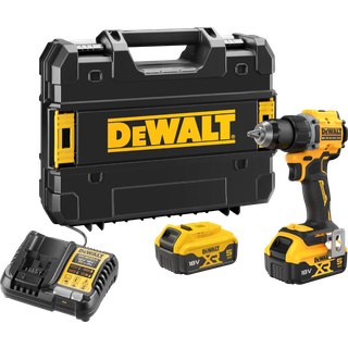 Dewalt DCD794P2T-QW 18V XR Bore-/skruemaskine med 2 stk. 5,0Ah batteri, lader og TSTAK