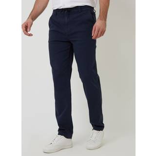 Threadbare Threadbare Navy Elasticated Waist Regular Fit Chino Trousers