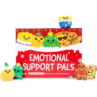 Følelsesmæssig support plys adventskalender af relatabel perfekt plys adventskalender til børn eller teenagere indeholder 25 mini plushies inklus