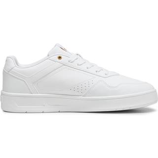 Puma Court Classic Sneakers, White, Size 43, Shoes - Gold - 43