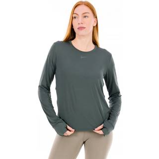 Nike Dri-FIT One Langærmet T-shirt L Dame Grøn - Åndbar, Komfortabel & Stilfuld