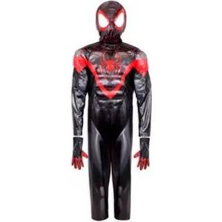 Miles Morales Costume For Kids, Spider-Man: Across the Spider-Verse - Multicolored - 5-6 YEARS