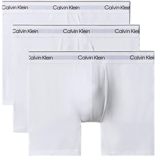3 Pack Boxer Briefs - Modern Cotton - White - 4XL