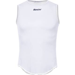 Santini Lieve Sleveless Baselayer Syntetisk undertøj Herrer størrelse M/L farve hvid