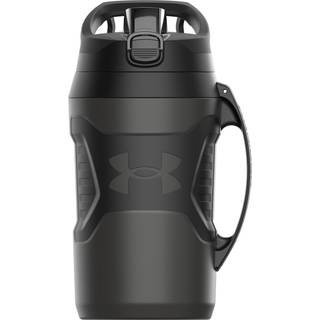 Under Armour Playmaker Sport Jug Water Bottle With Handle Foam Isoleret & Leak Resistent 64oz Jet Gray/Black