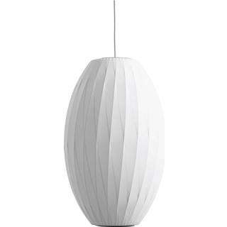 Hay Lighting - 'Nelson Cigar Bubble' pendant light, medium in White webbing polymer