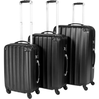 Kuffertsæt hardcase - sort
