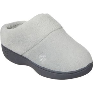 Isotoner Klassisk Hoodback til kvinder W Memory Foam Hjemmesko Lysegr 8,5-9