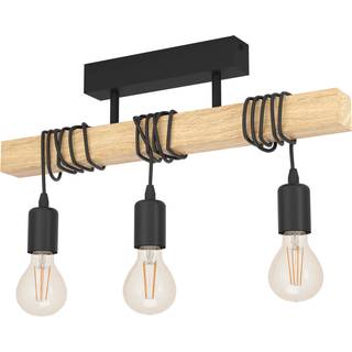 EGLO TOWNSHEND loftlampe, sort/brun
