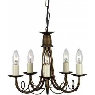 Minster Lysekrone Ø37 cm 5 x E14 - Sort