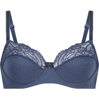 Hunkemöller Ikke-formstøbt bøjle-bh Sophie blå - 80D