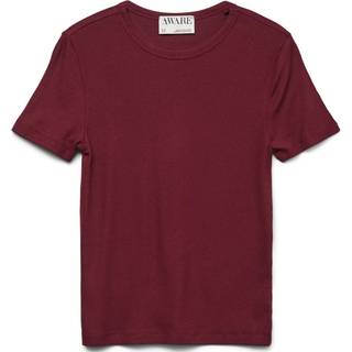 VERO MODA DAME T-SHIRT AWIRWINA - Zinfandel - M