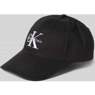 Embroidered Monologo Baseball Cap - Black - One Size