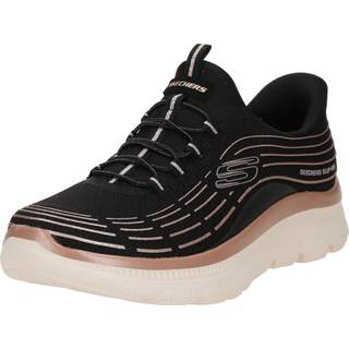 SKECHERS™ Summits Plus Black rose-gold Slip-ins® maskinvaskbar Vegan sneaker Size 41