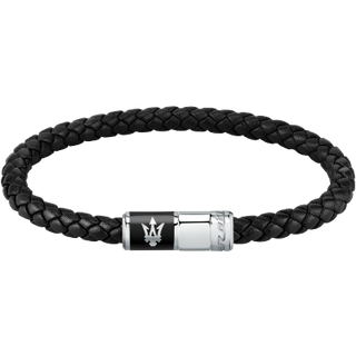 Maserati Armbånd Sort Læder Med Magnetlås