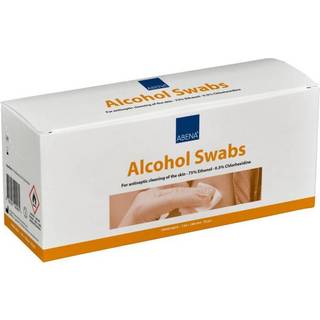 Alkohol serviet 14x18cm 75% ethanol 0.5% klorhexidin enkeltpakket