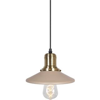 Globen Lighting Disc pendel lampe mini Matte black-brushed brass
