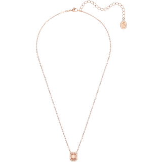 Una Halskette, Oktagon-Schliff, Rosa, Roségold-Legierungsschicht