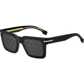 Hugo Boss Mand BOSS 1501/S 807/7Y Solbriller Bio-cecid Sort Grå Firkantet Dekoration