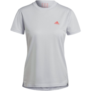 Essentials Loose 3-Stripes Cropped T-shirt - Medium Grey Heather / White - XS