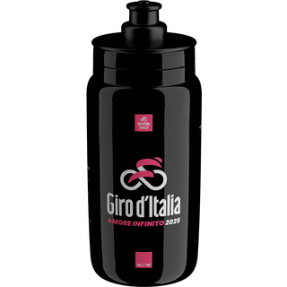 Elite Fly Teams 2025 drikkedunk 550ml Giro d'Italia Black Map