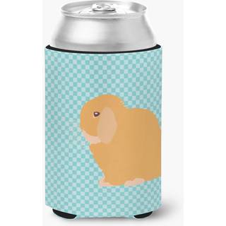 """" Caroline's Treasures Holland Lop Rabbit Blue Check Decorative kan hugger flerfarvet """"