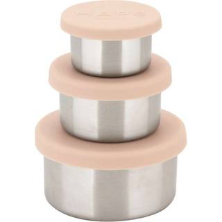 Haps trio opbevaringsbøtter - 3 stk - Blush