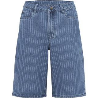 Kaffe Kareece Denim Bermuda Shorts Shorts & Knickers 10552415 Medium Blue Denim Pinstripe (44)