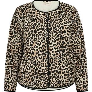 Trendy leopardprint jakke fra Wasabi, størrelse XL (54-56)