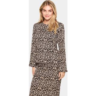 Saint Tropez Ilyssasz Blouse Bluser 30513753 Black Reg Leo (XLARGE)