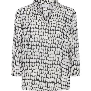 Kaffe Kaedita Amber Blouse Bluser 10509812 Black_Sand Graphic Dot (46)