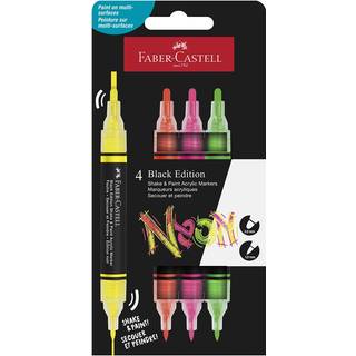 Faber-Castell Akrylmarker | Neon | 4 farver