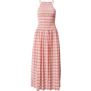Shirred Sleeveless Midi Dress