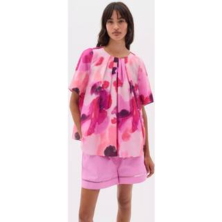Inwear Freyahiw Top Bluser 30110428 Pink Watercolor Drops (40)
