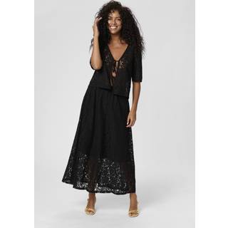 Kaffe Kanomi Bow Lace Blouse Bluser 10510129 Black Deep (40)
