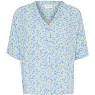 Cream Crtiah Ss Shirt Bluser 10611286 Blue Yellow Small Floral (42)