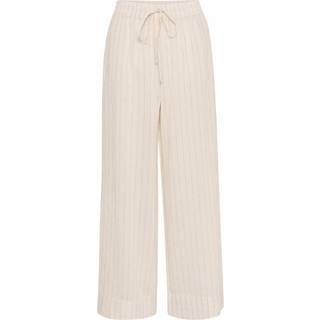My Essential Wardrobe Limamw Wide Pant Bukser 10705020 Oatmeal Melange (38)