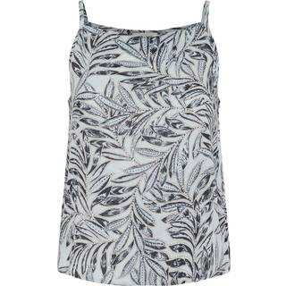 Kaffe Kathora Amber Blouse Bluser 10510039 Blue Leaf Print (44)