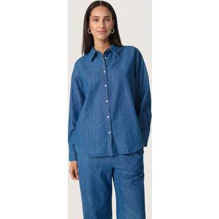Soaked In Luxury Slchamy Regular Shirt Bluser 30408488 Medium Blue Denim (XSMALL)