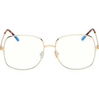 TOM FORD Kvinde FT6048-B 30 Optiske stel Metal Guld Firkantet Normal