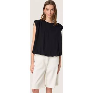Soaked In Luxury Sljina Balloon Tank Top Toppe & T-Shirts 30408300 Black (XXLARGE)