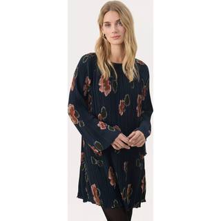Part Two Milanaspw Dr Kjoler 30309529 Dark Navy Blurred Flower (38)