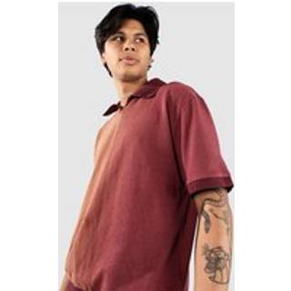 Element Cotton Mesh Polo - M - pinkzinfadel