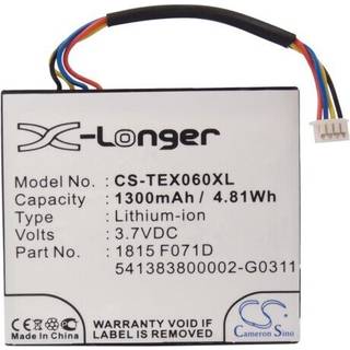 Batteri til Texas TI-Nspire CX - 1300mAh