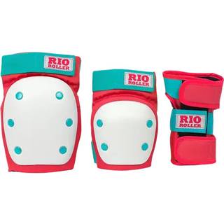 Rio Roller Triple Beskyttelsessæt Rød/Mint