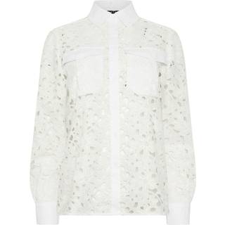 Star by Julien MacDonald Star by Julien MacDonald White Button Through Lace Blouse
