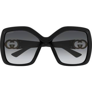 Gucci GG2015S 001 59 Solbriller Kvinder Black - Black - 59mm